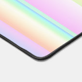 Pastel roze blauw schattig kleur gestreept bureaumat (Hoek)