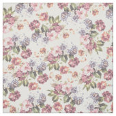 Pastel roze blauwe bohaan boho florale stof (Swatch)