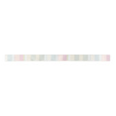 Pastel Roze Blauwe Breedband Satijnen Lint (Voorkant)