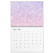 Pastel Roze Blauwe Glitterij     Kalender (Mar 2027)