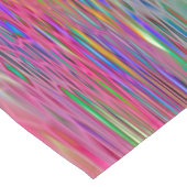 Pastel Roze Blauwgroen Abstract Korte Tafelloper (Hoek)