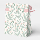 Pastel Roze Bloem Bruids- Bedankdoosjes (Achterkant)