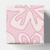 Pastel Roze Bloem Kunst Bedankdoosjes (Bovenkant)