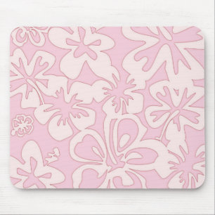 Pastel Roze Bloem Kunst Muismat