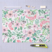 Pastel roze bloem tissuepapier (Craft)