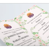 Pastel Roze Bloemen Indiase Trouw
