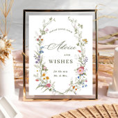 Pastel Roze Bloemen Wildflower Advies & wensen Poster