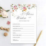 Pastel Roze Bloemen Wildflower Advies & Wishes Kaa<br><div class="desc">Pas de bruid aan om de naam en de datum van de douche te zijn. Voor verdere aanpassing,  te klikken gelieve de "pas verder"verbinding aan. Als je hulp nodig hebt,  neem dan contact met me op.</div>