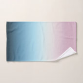Pastel Roze & Blue Gradient Indigo Roos Ombre Bad Handdoek (Handdoek)