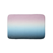 Pastel Roze & Blue Gradient Indigo Roos Ombre Badmat (Voorkant)
