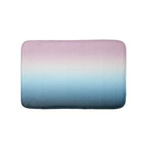 Pastel Roze & Blue Gradient Indigo Roos Ombre Badmat