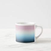 Pastel Roze & Blue Gradient Indigo Roos Ombre Espresso Kop (Rechts)