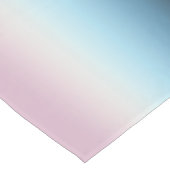 Pastel Roze & Blue Gradient Indigo Roos Ombre Korte Tafelloper (Hoek)