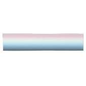 Pastel Roze & Blue Gradient Indigo Roos Ombre Korte Tafelloper (Horizontaal)