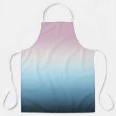 Pastel Roze & Blue Gradient Indigo Roos Ombre Schort (Voorkant)