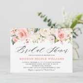 Pastel Roze Blush Roos Florence Vrijgezellenfeest Kaart (Staand voorkant)