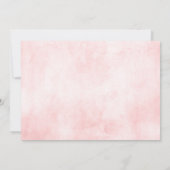 Pastel Roze Blush Roos Florence Vrijgezellenfeest Kaart (Achterkant)