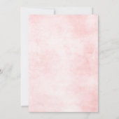 Pastel Roze Blush Roos Florence Vrijgezellenfeest Kaart (Achterkant)