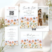 Pastel Roze Boheemse Wildflowers Advies & Wishes Poster