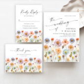 Pastel Roze Boheemse Wildflowers Mimosa Bar Poster