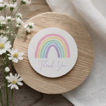 Pastel Roze Boho Regenboog Baby shower