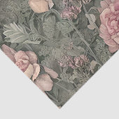 Pastel Roze Botanisch  Tissuepapier (Detail)