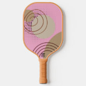 Pastel Roze Carbon Fiber Pickleball Paddle (Voorkant)