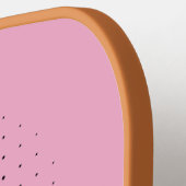 Pastel Roze Carbon Fiber Pickleball Paddle (Links Detail)