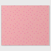 Pastel roze Carissma Stippen Cadeaupapier (Vlak)