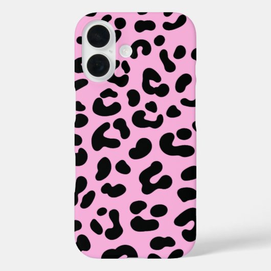 Pastel Roze Cheetah Print Case-Mate iPhone Case (Achterkant)