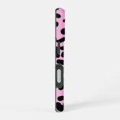 Pastel Roze Cheetah Print iPhone 16 Hoesje (Rechterkant)