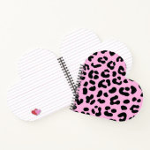 Pastel Roze Cheetah Print Notitieboek (Binnen)