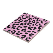 Pastel Roze Cheetah Print Tegeltje (Zijkant)