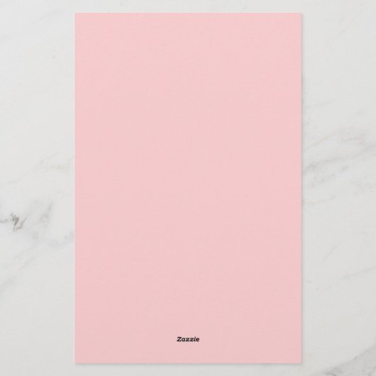 Pastel Roze Dagelijkse Maaltijd Planner boodschapp Briefpapier (Achterkant)