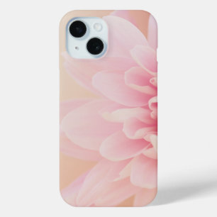 Pastel Roze Dahlia Macro Bloemfotografie iPhone 15 Case