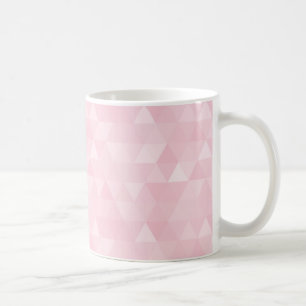 Pastel roze driehoek mozaïekMok Koffiemok