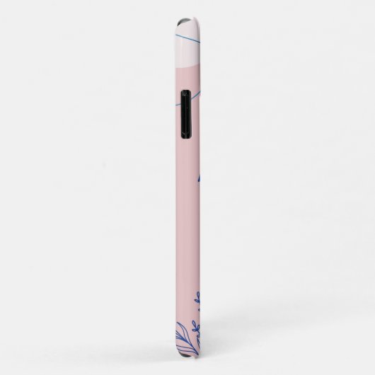 Pastel roze dromen iPhone Case (Achterkant/rechts)