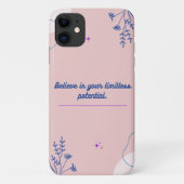 Pastel roze dromen iPhone Case (Achterkant)