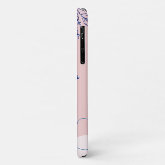 Pastel roze dromen iPhone Case (Achterkant/links)