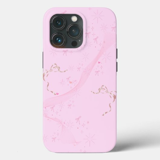 Pastel Roze & Dubbele Helix Dromerige Telefoonhoes Case-Mate iPhone Case (Achterkant)