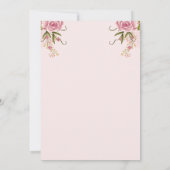 Pastel Roze Dubbele Joint Twin Verjaardag Kaart (Achterkant)