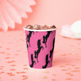 Pastel Roze Eenhoorn Papieren Bekers