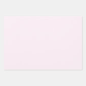Pastel Roze Effen Kleur  Inpakpapier Vel (Voorkant)