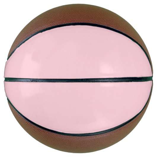 Pastel roze effen kleur | Klassiek | Elegant Basketbal (Voorkant)
