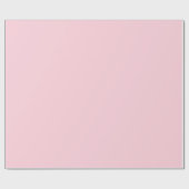 Pastel roze effen kleur | Klassiek | Elegant Cadeaupapier (Vlak)