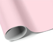 Pastel roze effen kleur | Klassiek | Elegant Cadeaupapier (Rol Hoek)