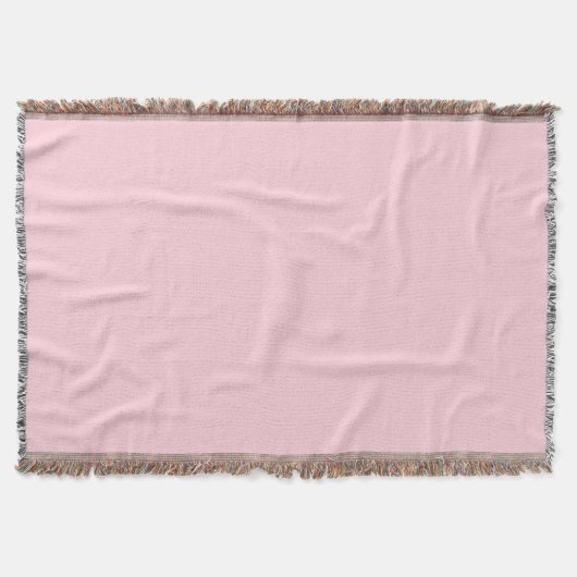 Pastel roze effen kleur | Klassiek | Elegant Deken (Voorkant)