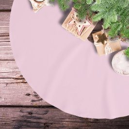Pastel roze effen kleur | Klassiek | Elegant Kerstboom Rok