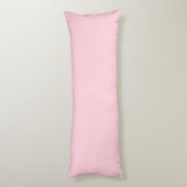 Pastel roze effen kleur | Klassiek | Elegant Lichaamskussen (Achterkant (Verticaal))