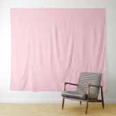 Pastel roze effen kleur | Klassiek | Elegant Wandkleed (In Situ (horizontaal))